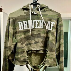 Driven AF cropped hoodie XS